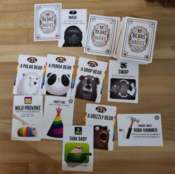 4/$30 Bears vs Babies  Card Game Monsters Babies - Picture 5 of 6